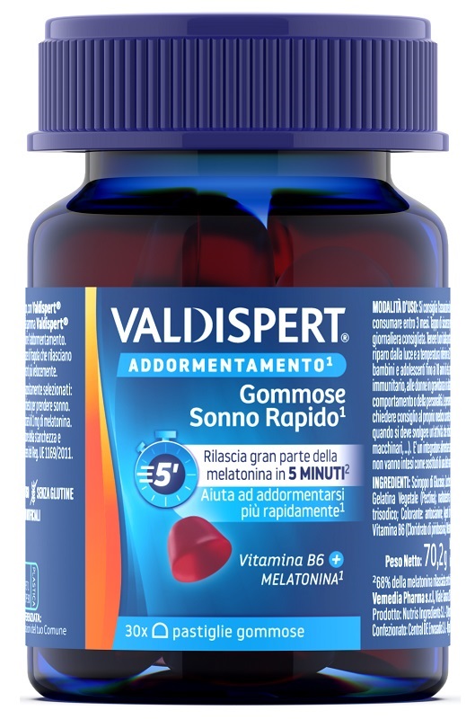 VALDISPERT GOMMOSE SONNO RAPIDO 30 PASTIGLIE GOMMOSE - Farmapanda Srl