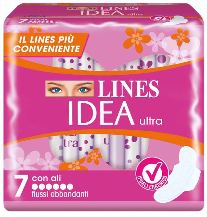 LINES IDEA ULTRA FLUSSI ABBONDANTI 7 PEZZI - Farmapanda Srl
