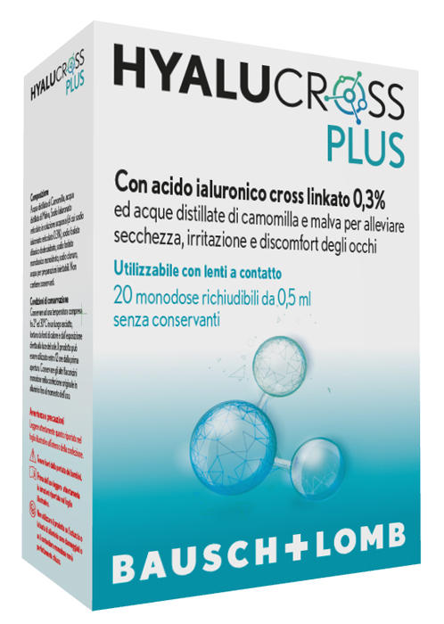 HYALUCROSS PLUS 20 FLACONCINI MONODOSE DA 0,5 ML - Farmapanda Srl