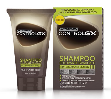 JUST FOR MEN CONTROL GX SHAMPOO COLORANTE GRADUALE 150 ML - Farmapanda Srl