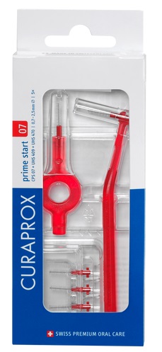 CURAPROX CPS 07 SCOVOLINO PRIME START 07 RED 5 PEZZI - Farmapanda Srl