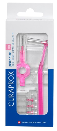 CURAPROX CPS 08 SCOVOLINO PRIME START 08 PINK 5 PEZZI - Farmapanda Srl
