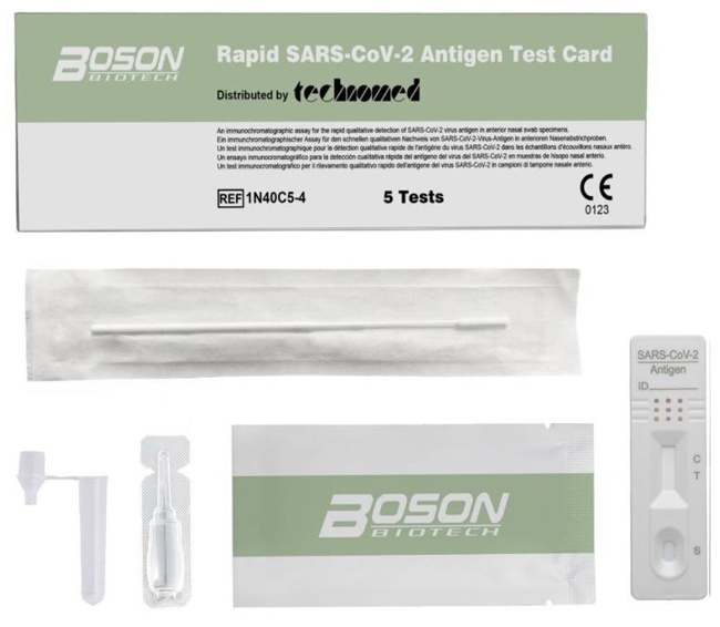 TEST ANTIGENICO RAPIDO COVID-19 AUTODIAGNOSTICO DETERMINAZIONE QUALITATIVA ANTIGENI SARS-COV-2 IN TAMPONI NASALI MEDIANTE IMMUNOCROMATOGRAFIA - Farmapanda Srl