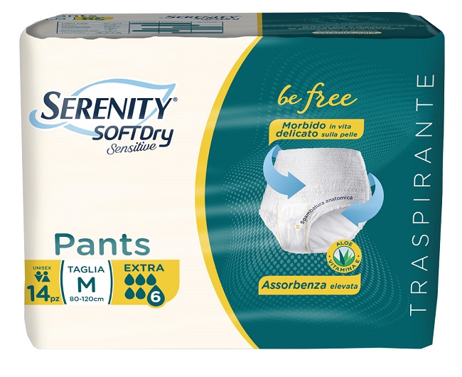 SERENITY PANTS SD SENSITIVE EXTRA M 14 PEZZI - Farmapanda Srl