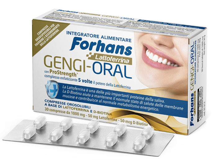 FORHANS LATTOFERRINA GENGI ORAL 30 COMPRESSE - Farmapanda Srl