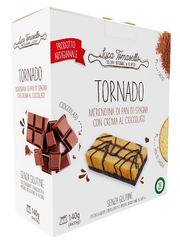 TORNADO MERENDINA AL CIOCCOLATO 140 G - Farmapanda Srl