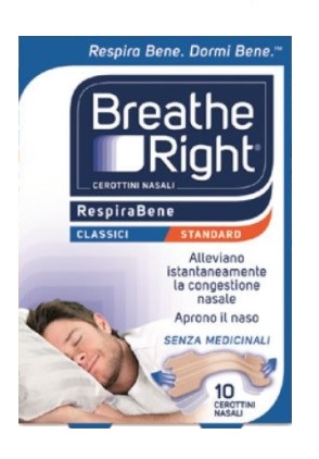 CEROTTI NASALI BREATHE RIGHT CLASSICI 10 PEZZI - Farmapanda Srl