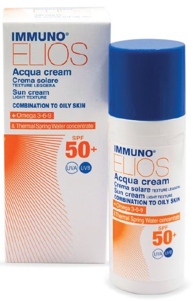 IMMUNO ELIOS ACQUA CREAM SPF50+ OILY SKIN 40 ML - Farmapanda Srl