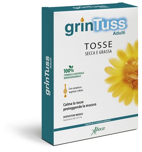 GRINTUSS ADULTI SCIROPPO 12 FLACONCINI MONODOSE - Farmapanda Srl