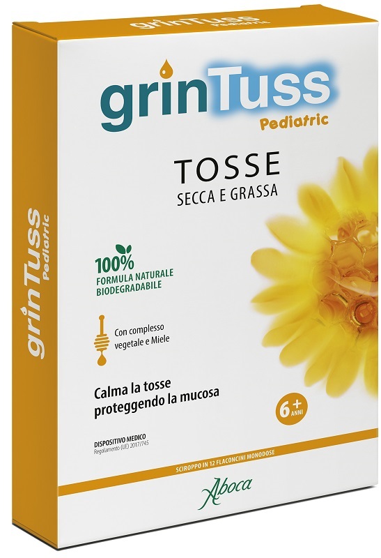 GRINTUSS PEDIATRIC SCIROPPO 12 FLACONCINI - Farmapanda Srl