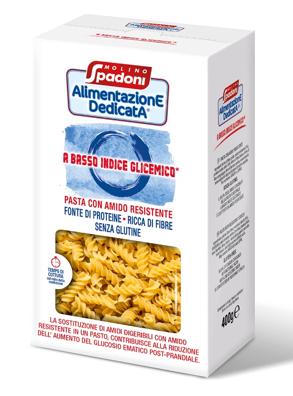ALIMENTAZIONE DEDICATA FUSILLI BASSO INDICE GLICEMICO SENZA GLUTINE 400 G - Farmapanda Srl