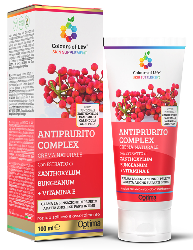 COLOURS OF LIFE SKIN SUPPLEMENTE ANTIPRURITO COMPLEX CREMA 100 ML - Farmapanda Srl