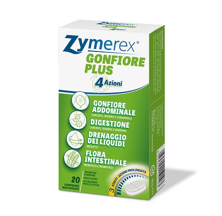 ZYMEREX GONFIORE PLUS 20 COMPRESSE - Farmapanda Srl