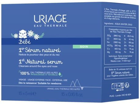 URIAGE BEBE SIERO FISIOLOGICO 15 FLACONCINI DA 5 ML - Farmapanda Srl