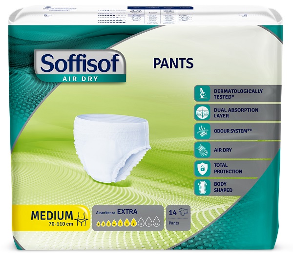 PANNOLONE SOFFISOF AIR DRY PANTS EXTRA M 14 PEZZI - Farmapanda Srl