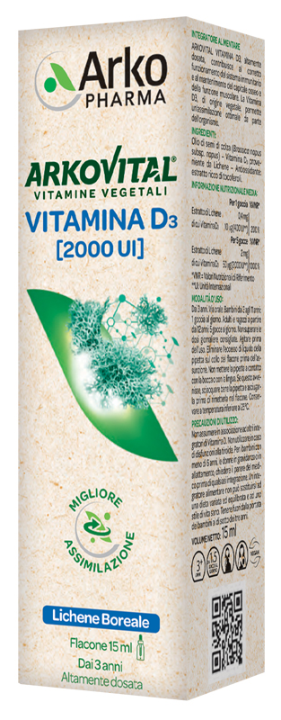 ARKOVITAL VITAMIN D3 15 ML - Farmapanda Srl