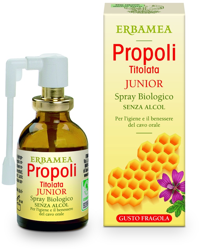 PROPOLI TITOLATA SPRAY JUNIOR BIOLOGICO 20 ML - Farmapanda Srl