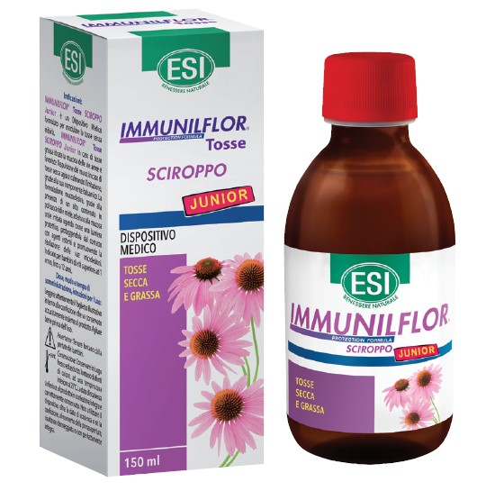 ESI IMMUNILFLOR SCIROPPO TOSSE JUNIOR 150 ML - Farmapanda Srl