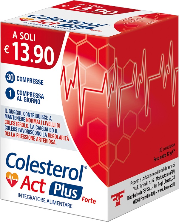 COLESTEROL ACT PLUS FORTE 30 COMPRESSE - Farmapanda Srl
