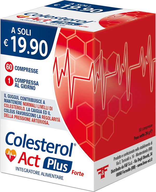 COLESTEROL ACT PLUS FORTE 60 COMPRESSE - Farmapanda Srl