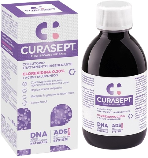 CURASEPT COLLUTORIO ADS DNA TRATTAMENTO RIGENERANTE 200 ML - Farmapanda Srl