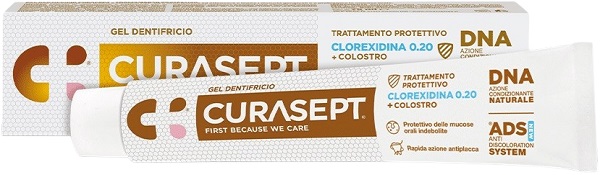 CURASEPT GEL DENTIFRICIO ADS DNA TRATTAMENTO PROTETTIVO 75 ML - Farmapanda Srl