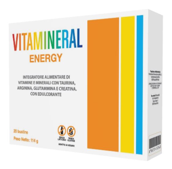 VITAMINERAL ENERGY 20 BUSTINE - Farmapanda Srl
