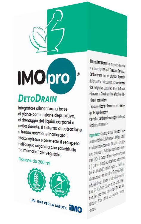 IMOPRO DETODRAIN 200 ML - Farmapanda Srl