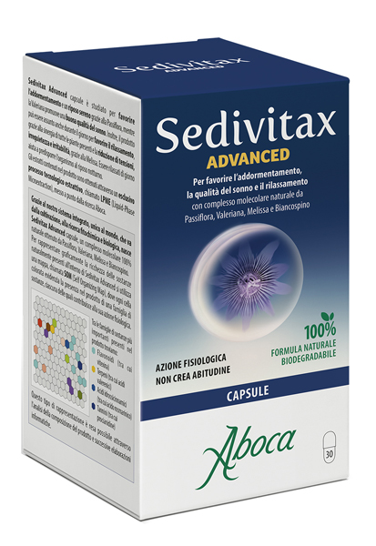 SEDIVITAX ADVANCED 30 CAPSULE - Farmapanda Srl