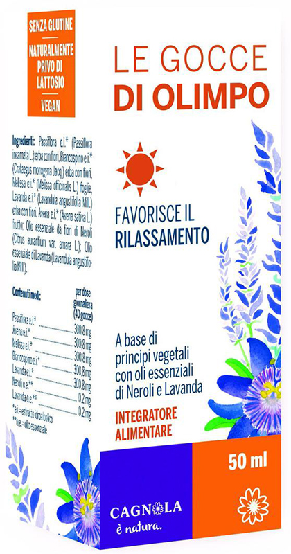 LE GOCCE DI OLIMPO FAVORISCE IL RILASSAMENTO 50 ML - Farmapanda Srl