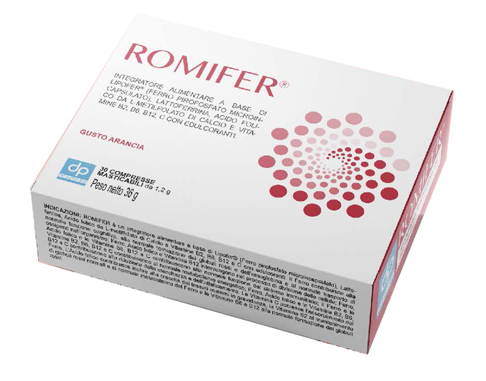 ROMIFER 30 COMPRESSE MASTICABILI - Farmapanda Srl