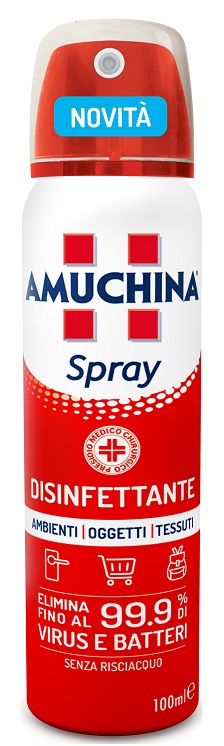 AMUCHINA SPRAY AMBIENTI OGGETTI TESSUTI 100 ML - Farmapanda Srl
