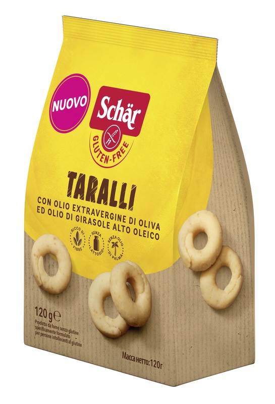 SCHAR TARALLI SENZA LATTOSIO 120 G - Farmapanda Srl