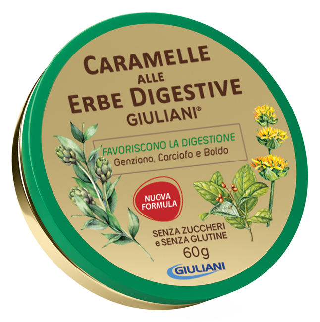 CARAMELLE DIGESTIVE SENZA ZUCCHERO NUOVA FORMULAZIONE 60 G - Farmapanda Srl