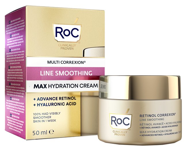ROC RETINOL CORREXION LINE SMOOTHING CREMA VISO 50 ML - Farmapanda Srl