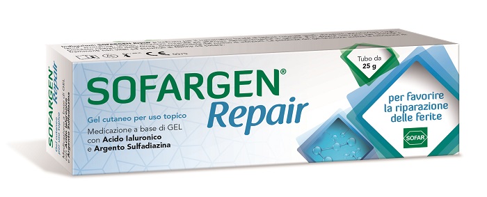 MEDICAZIONE SOFARGEN GEL ACIDO IALURONICO E ARGENTO SULFADIAZINA TUBETTO 25 G - Farmapanda Srl