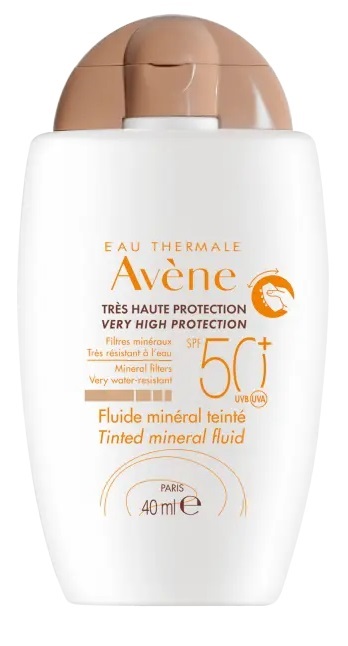 AVENE SOL FLUIDO MINERALE SPF50+ COLORATO NUOVA FORMULA 40 ML - Farmapanda Srl