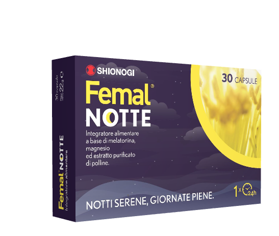 FEMAL NOTTE 30 CAPSULE - Farmapanda Srl