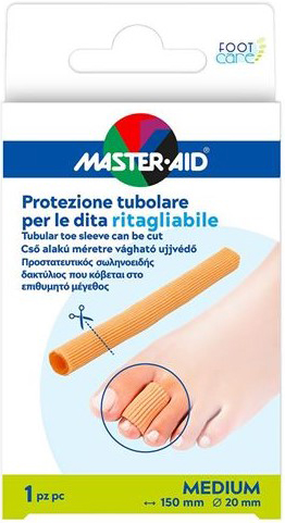 PROTEZIONE TUBOLARE MASTER-AID FOOTCARE RITAGLIABILE 15 CM 20 MM MEDIUM C7 - Farmapanda Srl