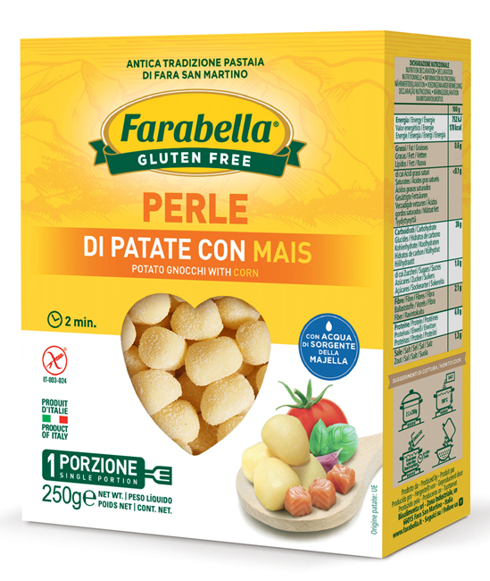 FARABELLA PERLE PATATE MAIS 250 G - Farmapanda Srl