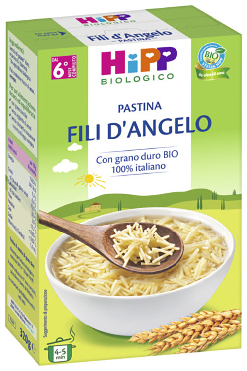 HIPP BIO PASTINA FILI D'ANGELO 320 G - Farmapanda Srl
