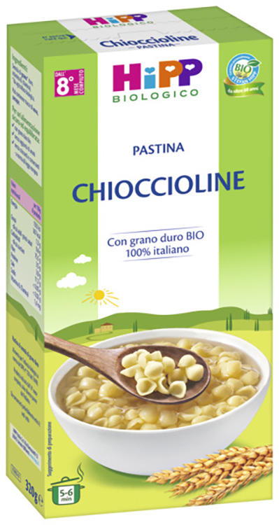 HIPP BIO PASTINA CHIOCCIOLINE 320 G - Farmapanda Srl