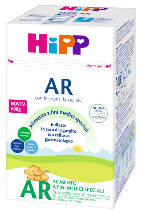 HIPP LATTE ANTIREFLUSSO CON METAFOLINA 600 G - Farmapanda Srl