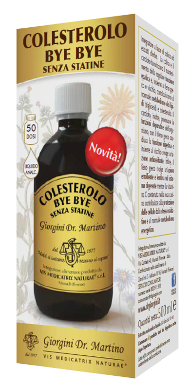 COLESTEROLO BYE BYE SENZA STATINE 500 ML - Farmapanda Srl