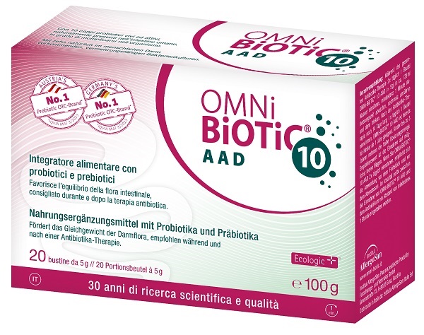 OMNI BIOTIC 10 AAD 20 BUSTINE DA 5 G - Farmapanda Srl