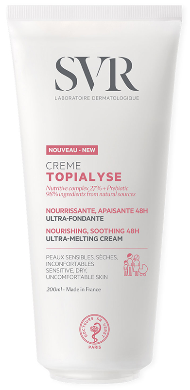 TOPIALYSE CREME NOURISHING SOOTHING 48H ULTRA MELTING PELLE SECCA E SENSIBILE 200 ML - Farmapanda Srl