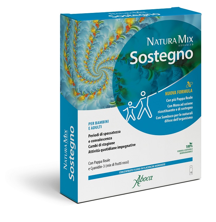 NATURA MIX ADVANCED SOSTEGNO 10 FLACONCINI DA 15 ML - Farmapanda Srl