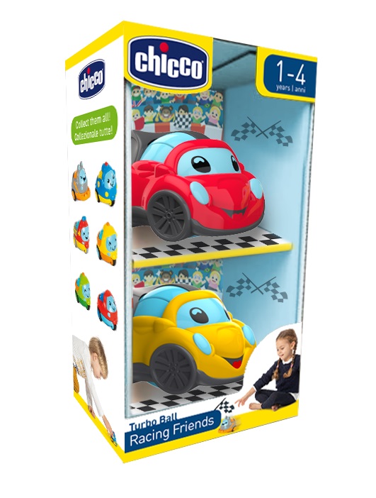 CHICCO GIOCO TURBO BALL - RACING FRIENDS - Farmapanda Srl