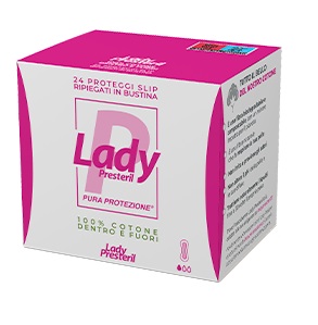 LADY PRESTERIL PROTEGGI SLIP RIPIEGATI BIODEGRADABILI 24 PEZZI - Farmapanda Srl