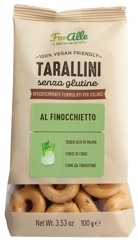 FORALLE TARALLINI AL FINOCCHIETTO 100 G - Farmapanda Srl